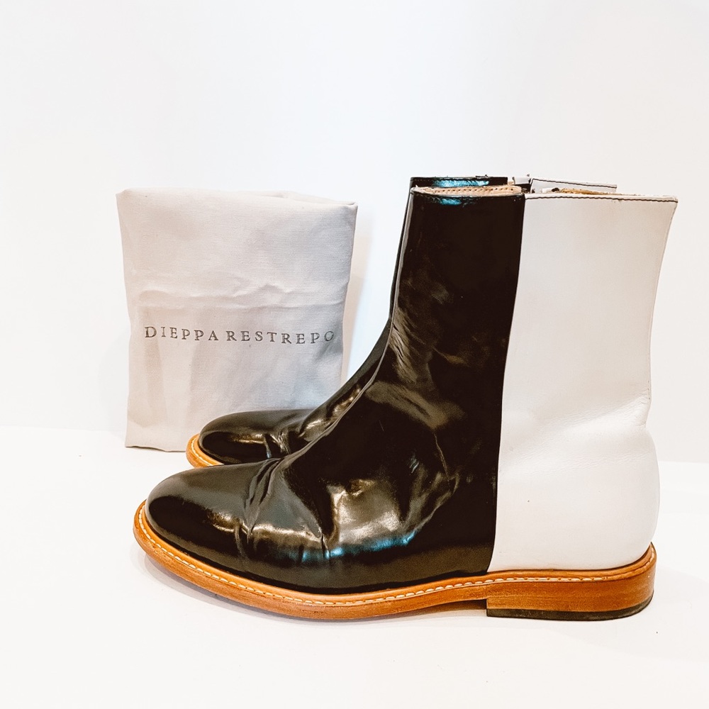 Dieppa Restrepo colorblock leather boots